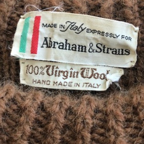 Abraham & Strauss Vintage Virgin Wool Sweater - Picture 3 of 5